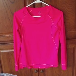 Childrens Pink champion long sleeve shirt 10 - 12